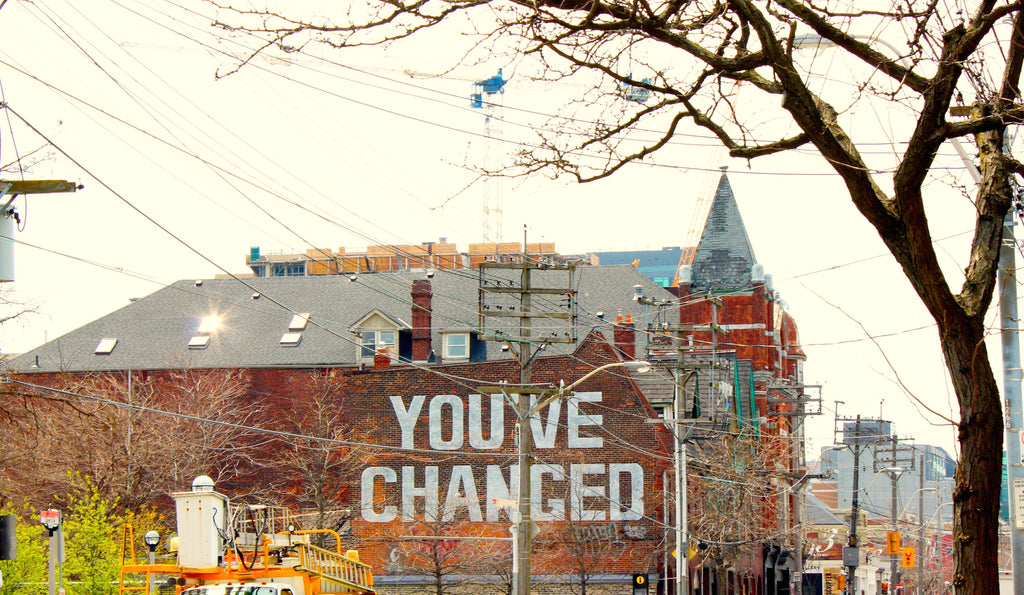 "You've Changed" Mural located in West Queen West
