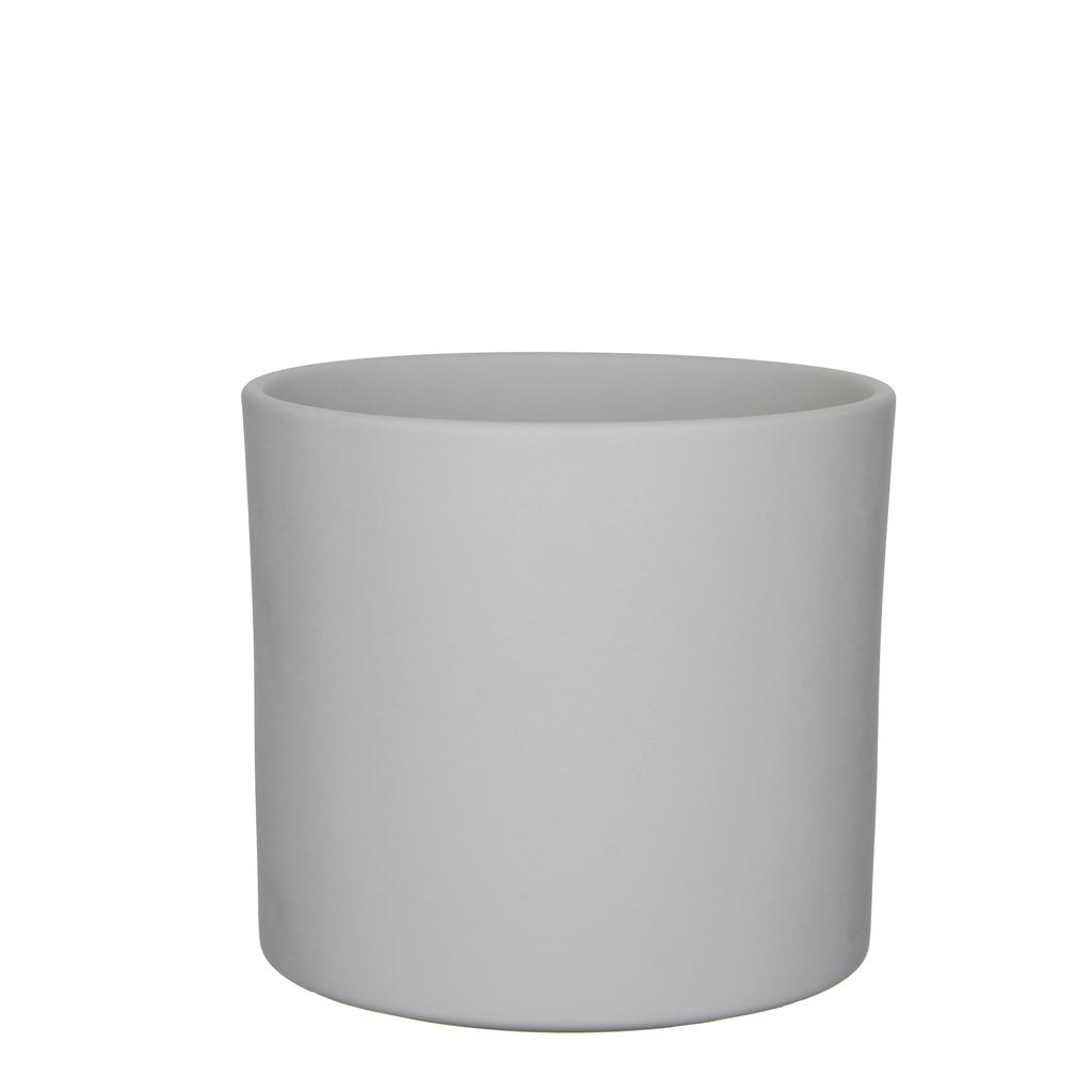 Grey Pot - 10" - 12" (matte texture)