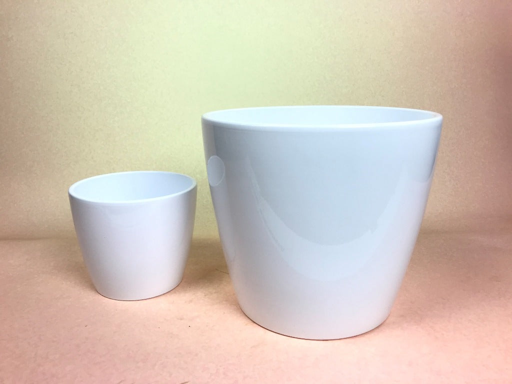 White Ceramic Pot