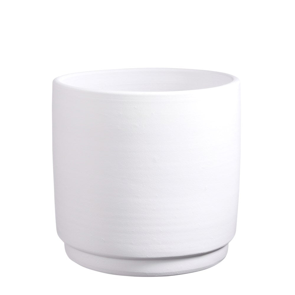 White Pot - 11" (matte)